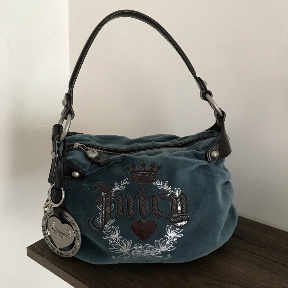 Juicy Couture Velour Blue Bag